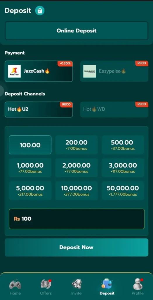 1PPP game deposit image 